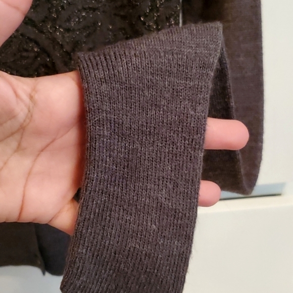 Vera Wang Sparkling Silver Grey cardigan - Picture 11 of 14